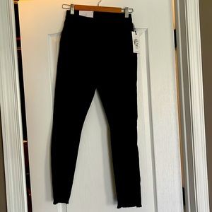 Amazing black frayed hem jeans